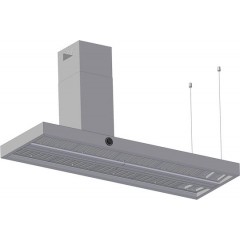 Airforce Vis Boxy Island L IX/A/180 Απορροφητήρας Νησίδα 180cm Inox